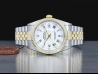 Rolex Datejust 36 Bianco Jubilee White Milk Roman Diamonds 16233